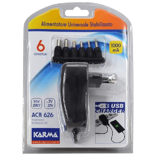 Karma-Italiana-ACR-626-adattatore-e-invertitore-Interno-12-W-Nero