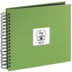 Hama 4007249948755 album fotografico e portalistino Verde 100 fogli 10 x 15 Rilegatura a spirale