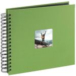 Hama-Fine-Art-Album-Fotografico-e-Portalistino-a-Spirale-Verde-28x24cm-50-Pagine-Nere