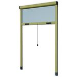 Zanzariere Alluminio Hu-Firma Verticale Bronzato cm.140x250