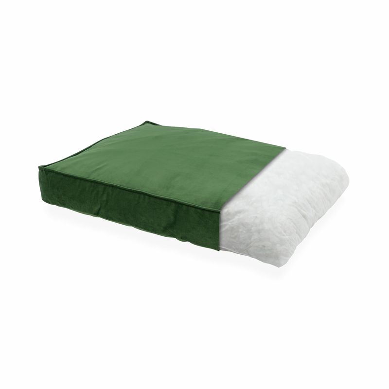 Madison-Cuscino-per-Cani-Velvet-100x70x15-cm-Verde