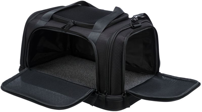 TRIXIE-Trasportino-per-Cani-da-Aereo-Plane-44x28x25-cm-Nero