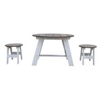 AXI-Set-Tavolo-da-Picnic-per-Bambini-3-pz-Grigio-e-Bianco