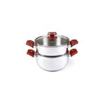 Set 3 Pezzi Vapor Set Stile 22 cm in Acciaio Inox