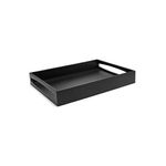 Leopold Vienna Tray Vassoio Nero in Legno 300x400x60mm