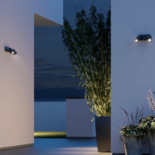 Steinel-Faretto-per-Esterni-con-Sensore-Spot-Duo-Sensor-Nero