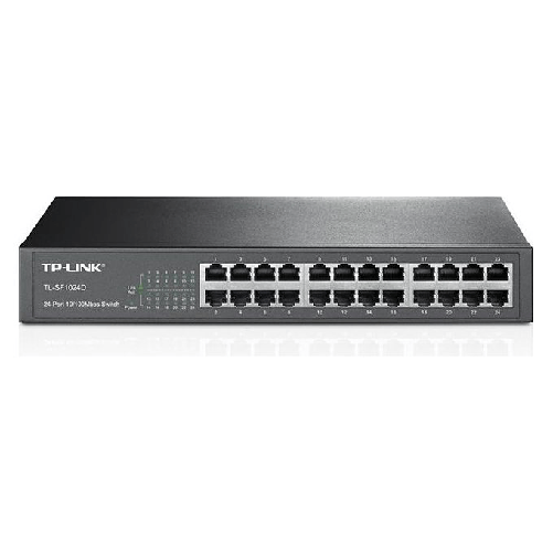 TP-Link-TL-SF1024D-Non-gestito-Fast-Ethernet--10-100--1U-Nero