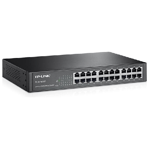 TP-Link-TL-SF1024D-Non-gestito-Fast-Ethernet--10-100--1U-Nero