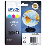 Epson Globe Singlepack Colour 267 ink cartridge