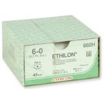 Sutura Monofilamento Ethicon Ethilon - 6-0 Ago 16 Mm conf. 36 pz.