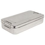 Scatola Inox 30X15X6Cm - Con Manici 1 pz.