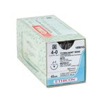 Sutura Seta Ethicon Perma-Hand - 4-0 Ago 17 Mm conf. 12 pz.