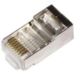 Link Accessori LKPL85S cavo di collegamento RJ-45 Acciaio inossidabile, Trasparente