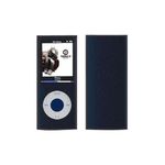 Aquip Custodia Silicone Per Mp3 Ipod Nano A-mpc-n4s Quarta Generozione Nero