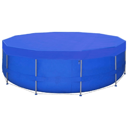 vidaXL Coperture per Piscina 2 pz in PE Rotonde 460 cm 90 g/m²