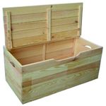 Blinky Cassapanca Legno Ibisco Con Coperchio 75X35X33 Cm