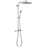 Gedy Colonne Doccia G-Star Mix Cromato Metallo 108x29x40 Cm