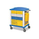 Carrello Basic - Standard Con 9 Cassetti - Blu 1 pz.