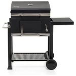 SOCHEF Barbecue a carbone Area di cottura 58x42,5cm con griglia in ghisa smaltata con elemento centrale