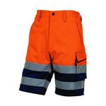 Bermuda Panoply Phber-Hv Blu-Orange Fluo Tg. xxl