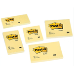 Post-it Foglietti Canary Yellow, Confezione da 12 blocchetti