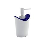 Gedy Dosatore Moby Bianco-Blue Resina 16,5x8,7x8,3 Cm