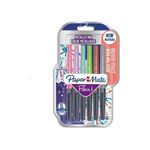 PAPERMATE Blister 6 pennarelli Flair Nylon colori assortiti Metallic Papermate