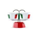 Bialetti Kit Mini Italia 2 Bicchierini da Caffe'