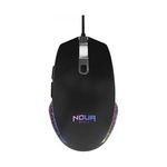 Noua Neon R Mouse Gaming RGB con Cavo Usb Sensore Ottico fino a 4800 DPI 6 Pulsanti e Illuminazione Rainbow