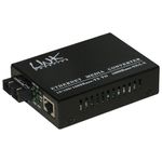 Link media converter rj45 - fibra ottica sc 10-100-1000 multimode 850nm