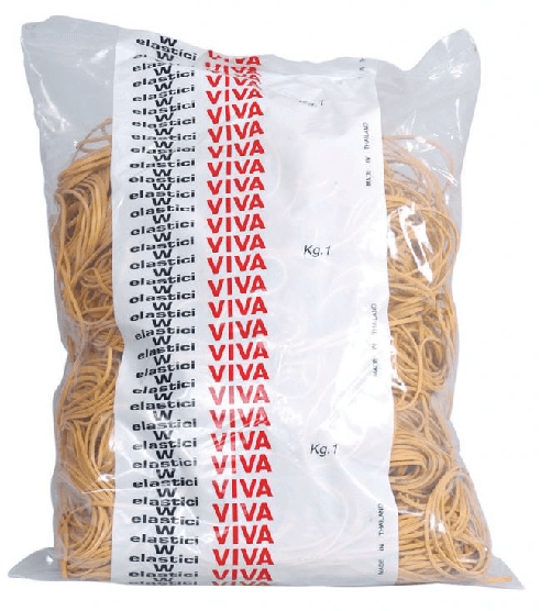 Viva E040 Elastico, Diametro 40 mm, Giallo, 1 kg.