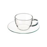 Simax Tazza da Caffe' con Piattino 8cl 4 Pezzi