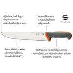 Sanelli Tecna Coltello Francese Acciaio Arancione-Grigio