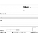 Data Ufficio RICEVUTE GEN. 17x10 50x2 autoric. 5 pezzi