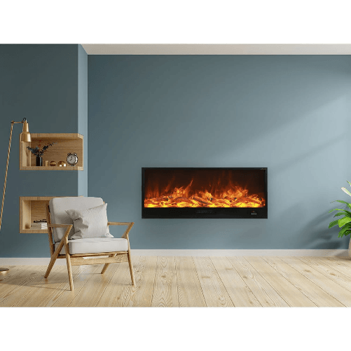 Sined-Caminetto-Vulture-Caminetto-Elettrico-Da-Incasso-Lungo-150-Cm-1500w-Nero