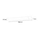 Sined-Calore-Bianco-2400-Radiatore-a-Infrarossi-Da-Parete-Con-Potenza-2400w-Bianco