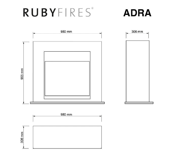 Xaralyn-Adra-Cornice-In-Stile-Moderno-In-Legno-Mdf-Per-Camino-Elettrico-Bianco