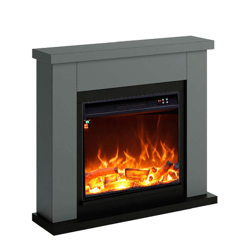 Caminetto-Fuego-Paolo-Antracita-1500w-a-Parete-Con-Cornice-Telecomando-e-Bruciatore-Grigio-Scuro