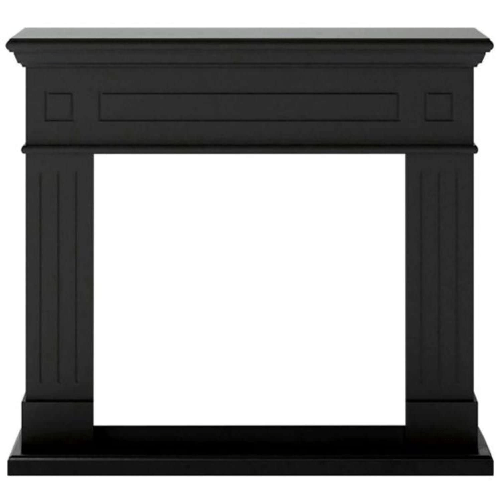 Fuego-Cornice-Caminetto-Carlo-Nera-Per-Inserto-Elettrico-Struttura-In-Legno