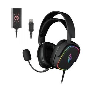 Noua Banshee Cuffie Gaming RGB Usb Over-Ear Driver da 50mm Cuffie da Gioco con 3.5mm Jack e Scheda Audio Esterna USB 7