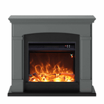 Caminetto-Fuego-Monica-Antracita-1500w-a-Parete-Con-Cornice-Telecomando-e-Bruciatore-Grigio-Scuro