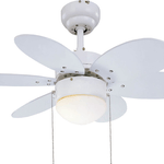 Sulion-Sulion-075155-Bianco-Pino-Ventilatore-Con-Luce-Da-Soffitto-Con-Catenelle-e-6-Pale-Bicolore