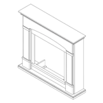 Fuego-Cornice-Caminetto-Gio-Wenge-Cornice-Per-Caminetto-Struttura-In-Legno-Mdf