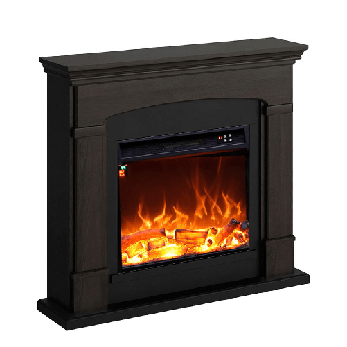 Caminetto-Fuego-Monica-Wenghe-1500w-a-Parete-Con-Cornice-Telecomando-e-Bruciatore-1500w-Wenge