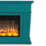 Caminetto-Fuego-Alberto-Turquesa-a-Parete-1500w-Con-Cornice-Telecomando-e-Bruciatore-Turchese