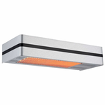 Sined Caldo Ira Inox 2000 Riscaldatore a Infrarossi Da Patio Con 2000w Regolabile Argento