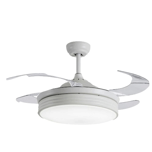 Sulion-Sulion-072150-Bianco-Ventilatore-Da-Soffitto-Con-Pale-a-Scomparsa-e-Luce-Led-e-Telecomando