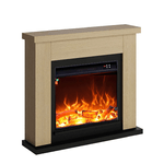 Caminetto-Fuego-Paolo-Rovere-1500w-a-Parete-Con-Cornice-Telecomando-e-Bruciatore-1500w-Rovere