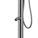 Sined-Bosa-Doccia-Per-Piscina-In-Acciaio-316l-Con-Doccetta-a-Mano-e-Lavapiedi-Inox-Satinato