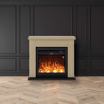 Caminetto-Fuego-Paolo-Rovere-1500w-a-Parete-Con-Cornice-Telecomando-e-Bruciatore-1500w-Rovere